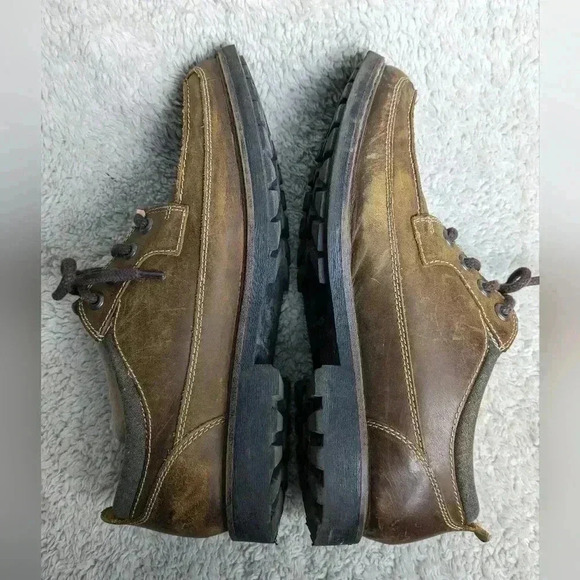 DOCKERS Men loaffers shoes size 11 leather tan  color - Picture 7 of 11